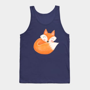 Sweet Sleeping Fox Tank Top